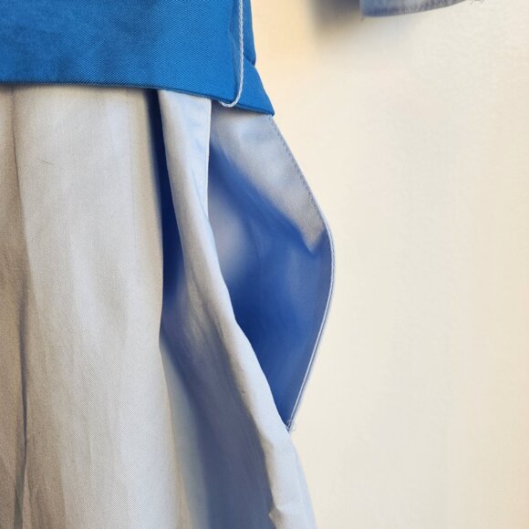 Sz40 NEW Sandro Rosalyn Blue Romper with Ruffle Details - US 8 - Picture 7 of 14